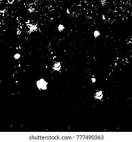 Black and white grunge background. Abstract vector texture of the ink spots. Vintage elements for printing on business cards, posters and design your own