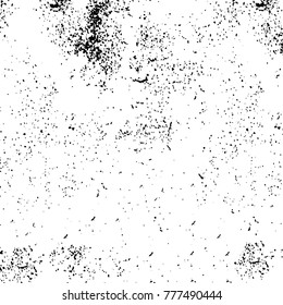 Black and white grunge background. Abstract vector texture of the ink spots. Vintage elements for printing on business cards, posters and design your own
