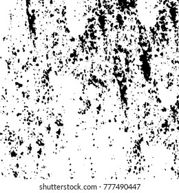 Black and white grunge background. Abstract vector texture of the ink spots. Vintage elements for printing on business cards, posters and design your own