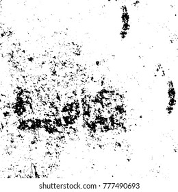 Black and white grunge background. Abstract vector texture of the ink spots. Vintage elements for printing on business cards, posters and design your own