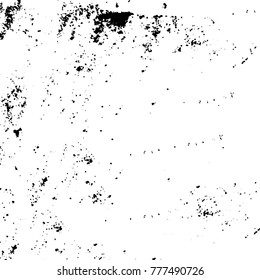 Black and white grunge background. Abstract vector texture of the ink spots. Vintage elements for printing on business cards, posters and design your own