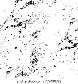 Black and white grunge background. Abstract vector texture of the ink spots. Vintage elements for printing on business cards, posters and design your own