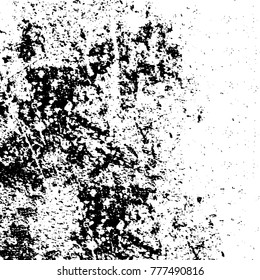 Black and white grunge background. Abstract vector texture of the ink spots. Vintage elements for printing on business cards, posters and design your own
