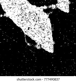 Black and white grunge background. Abstract vector texture of the ink spots. Vintage elements for printing on business cards, posters and design your own