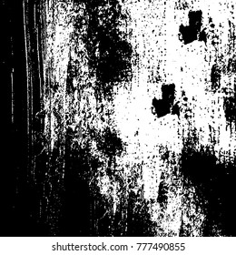 Black and white grunge background. Abstract vector texture of the ink spots. Vintage elements for printing on business cards, posters and design your own