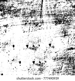 Black and white grunge background. Abstract vector texture of the ink spots. Vintage elements for printing on business cards, posters and design your own