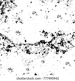 Black and white grunge background. Abstract vector texture of the ink spots. Vintage elements for printing on business cards, posters and design your own