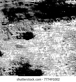 Black and white grunge background. Abstract vector texture of the ink spots. Vintage elements for printing on business cards, posters and design your own