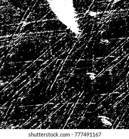 Black and white grunge background. Abstract vector texture of the ink spots. Vintage elements for printing on business cards, posters and design your own
