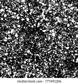 Black and white grunge background. Abstract vector texture of the ink spots. Vintage elements for printing on business cards, posters and design your own