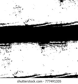Black and white grunge background. Abstract vector texture of the ink spots. Vintage elements for printing on business cards, posters and design your own