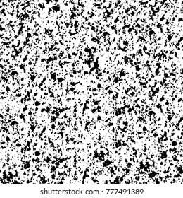 Black and white grunge background. Abstract vector texture of the ink spots. Vintage elements for printing on business cards, posters and design your own