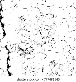 Black and white grunge background. Abstract vector texture of the ink spots. Vintage elements for printing on business cards, posters and design your own