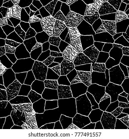 Black and white grunge background. Abstract vector texture of the ink spots. Vintage elements for printing on business cards, posters and design your own