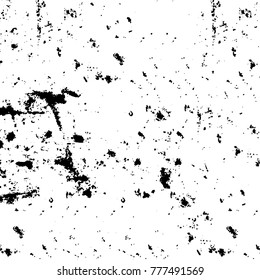 Black and white grunge background. Abstract vector texture of the ink spots. Vintage elements for printing on business cards, posters and design your own