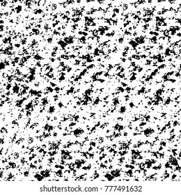 Black and white grunge background. Abstract vector texture of the ink spots. Vintage elements for printing on business cards, posters and design your own