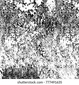 Black and white grunge background. Abstract vector texture of the ink spots. Vintage elements for printing on business cards, posters and design your own