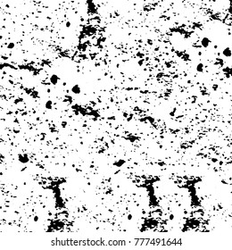 Black and white grunge background. Abstract vector texture of the ink spots. Vintage elements for printing on business cards, posters and design your own