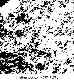 Black and white grunge background. Abstract vector texture of the ink spots. Vintage elements for printing on business cards, posters and design your own