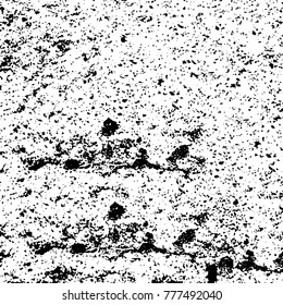 Black and white grunge background. Abstract vector texture of the ink spots. Vintage elements for printing on business cards, posters and design your own