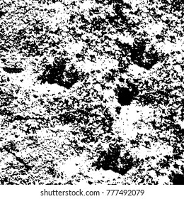 Black and white grunge background. Abstract vector texture of the ink spots. Vintage elements for printing on business cards, posters and design your own