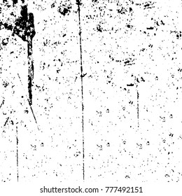 Black and white grunge background. Abstract vector texture of the ink spots. Vintage elements for printing on business cards, posters and design your own