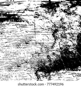 Black and white grunge background. Abstract vector texture of the ink spots. Vintage elements for printing on business cards, posters and design your own