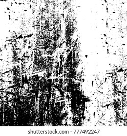 Black and white grunge background. Abstract vector texture of the ink spots. Vintage elements for printing on business cards, posters and design your own