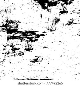 Black and white grunge background. Abstract vector texture of the ink spots. Vintage elements for printing on business cards, posters and design your own
