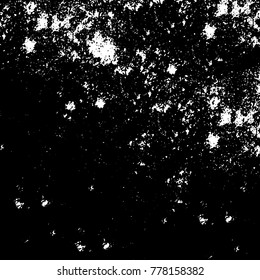 Black and white grunge background. Abstract vector texture of the ink spots. Vintage elements for printing on business cards, posters and design your own