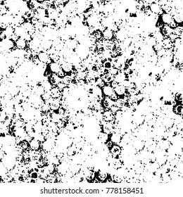 Black and white grunge background. Abstract vector texture of the ink spots. Vintage elements for printing on business cards, posters and design your own