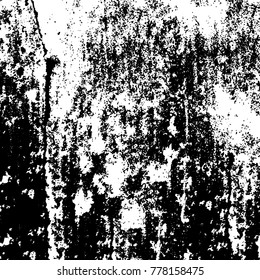 Black and white grunge background. Abstract vector texture of the ink spots. Vintage elements for printing on business cards, posters and design your own
