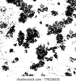 Black and white grunge background. Abstract vector texture of the ink spots. Vintage elements for printing on business cards, posters and design your own