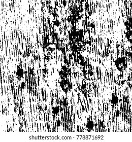 Black and white grunge background. Abstract vector texture of the ink spots. Vintage elements for printing on business cards, posters and design your own