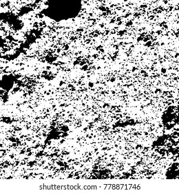Black and white grunge background. Abstract vector texture of the ink spots. Vintage elements for printing on business cards, posters and design your own