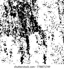 Black and white grunge background. Abstract vector texture of the ink spots. Vintage elements for printing on business cards, posters and design your own