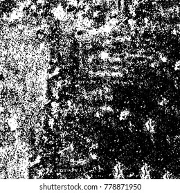 Black and white grunge background. Abstract vector texture of the ink spots. Vintage elements for printing on business cards, posters and design your own