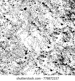 Black and white grunge background. Abstract vector texture of the ink spots. Vintage elements for printing on business cards, posters and design your own