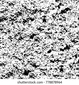 Black and white grunge background. Abstract vector texture of the ink spots. Vintage elements for printing on business cards, posters and design your own