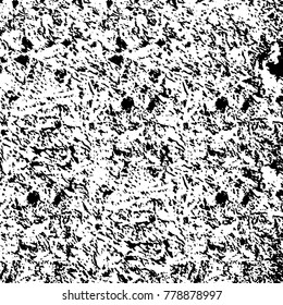 Black and white grunge background. Abstract vector texture of the ink spots. Vintage elements for printing on business cards, posters and design your own