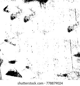 Black and white grunge background. Abstract vector texture of the ink spots. Vintage elements for printing on business cards, posters and design your own