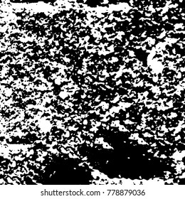 Black and white grunge background. Abstract vector texture of the ink spots. Vintage elements for printing on business cards, posters and design your own