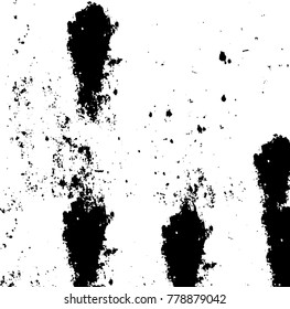 Black and white grunge background. Abstract vector texture of the ink spots. Vintage elements for printing on business cards, posters and design your own