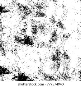 Black and white grunge background. Abstract vector texture of the ink spots. Vintage elements for printing on business cards, posters and design your own