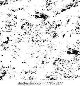 Black and white grunge background. Abstract vector texture of the ink spots. Vintage elements for printing on business cards, posters and design your own