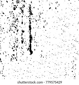 Black and white grunge background. Abstract vector texture of the ink spots. Vintage elements for printing on business cards, posters and design your own