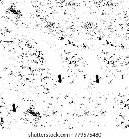 Black and white grunge background. Abstract vector texture of the ink spots. Vintage elements for printing on business cards, posters and design your own