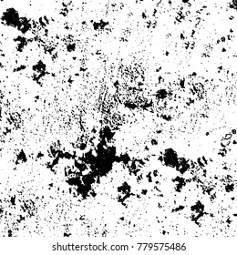Black and white grunge background. Abstract vector texture of the ink spots. Vintage elements for printing on business cards, posters and design your own