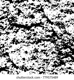 Black and white grunge background. Abstract vector texture of the ink spots. Vintage elements for printing on business cards, posters and design your own