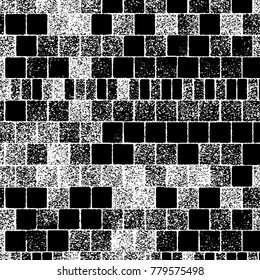 Black and white grunge background. Abstract vector texture of the ink spots. Vintage elements for printing on business cards, posters and design your own